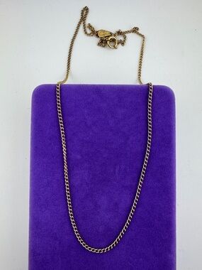 💛 Vintage Sherman Gold Plated Chain Necklace | Designer Layering Mid Century